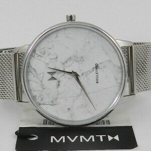 MVMT Boulevard Venice Marble Stainless Steel Mesh Bracelet Watch 38mm